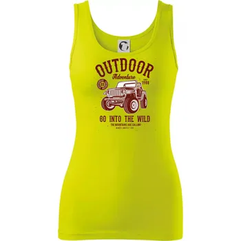 Dámské tričko Outdoor Adventure 2 - Dámské tílko - M ( Limetková )
