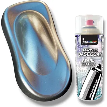 Autolak Stříbrná perleť SilverTouch, podklad pod Candy, 400 ml sprej, PMcolours