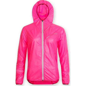 Cyklistické oblečení ATEX Dámská ultralehká větrovka s kapucí MEI růžová XS