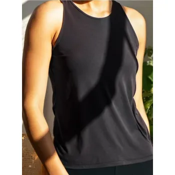 Dámské tričko Sinsay - Sportovní top Gym Hard - hnědá - 4089Z-98X - 4089Z-98X-XS