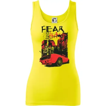 Dámské tričko Fear this car - Dámské tílko - XL ( Citrónová )