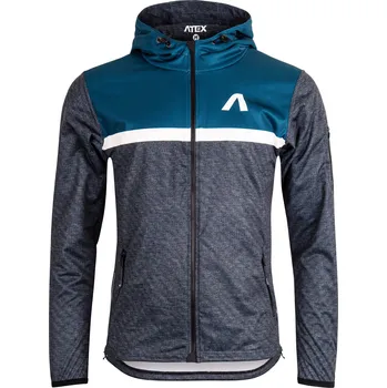 Pánská větrovka ATEX Lehká sportovní bunda s kapucí BERG modrá S