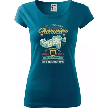 Dámské tričko International Champion Car Race - Dámské triko Pure - XS ( Petrolejová )