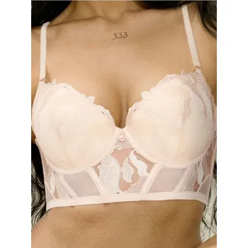 Korzet Sinsay - Korzet s krajkou - béžová - 741AX-08X - 741AX-08X-75A