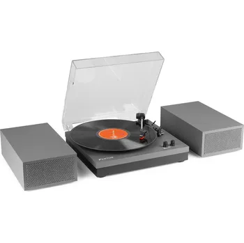 Rádlo Fenton RP165G Sada gramofonu a reproduktorů, barva Aluminium