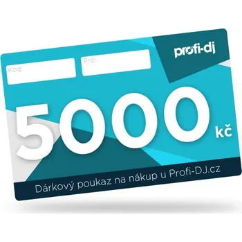Dárkový potravinový koš ProfiDJ Dárkový poukaz v hodnotě 5000 Kč
