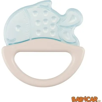 CANPOL BABIES chrastítko s kousátkem ZVÍŘÁTKO PASTELOVÁ Ryba/Modrá