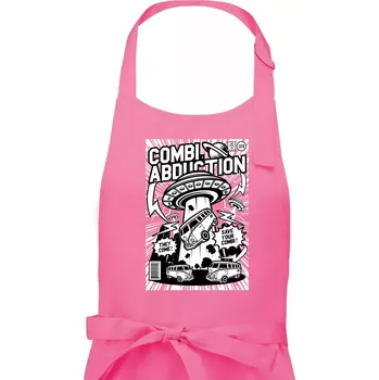 Kuchyňská zástěra Combi abduction - Dámská zástěra na vaření - Univerzální velikost ( Růžová )