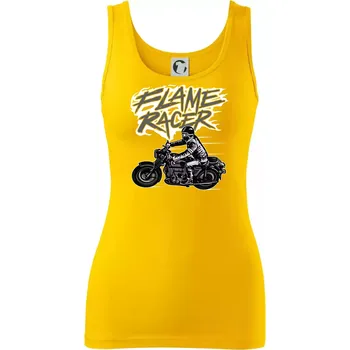 Dámské tričko Flame Racer - Dámské tílko - L ( Žlutá )