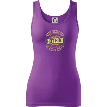 Dámské tričko Legendary hot rod garage - Dámské tílko - 2XL ( Fialová )