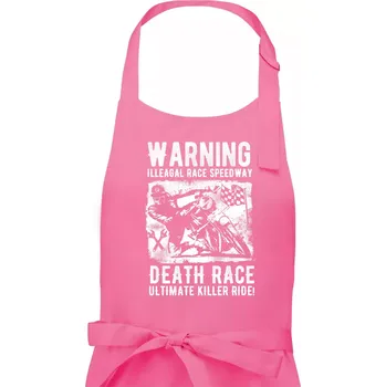 Kuchyňská zástěra Illegal Race Speedway - Pánská zástěra na vaření - Univerzální velikost ( Růžová )
