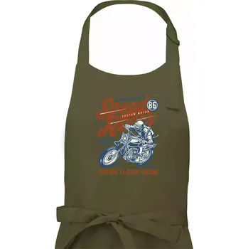 Kuchyňská zástěra Speed Racer 2 - Dámská zástěra na vaření - Univerzální velikost ( Khaki )