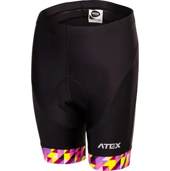 Cyklistické kalhoty ATEX Dětské cyklo kraťasy SATO růžové 134-140