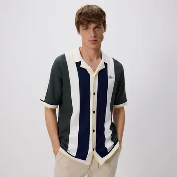 Pánský svetr Reserved - Svetr s krátkým rukávem - vícebarevná - TA185-MLC - TA185-MLC-XL