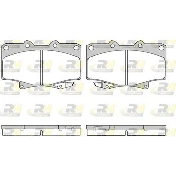 Brzdový systém Klocki hamulcowe 21775, 2429.04
