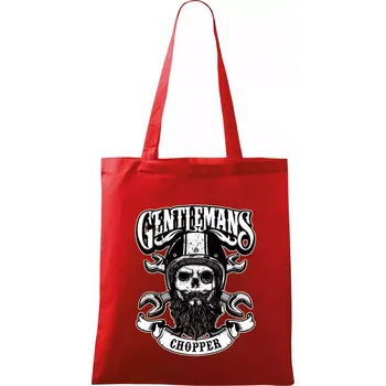 Nákupní taška Gentlemans Chopper - Taška bavlněná - 42 x 38 cm ( Červená )