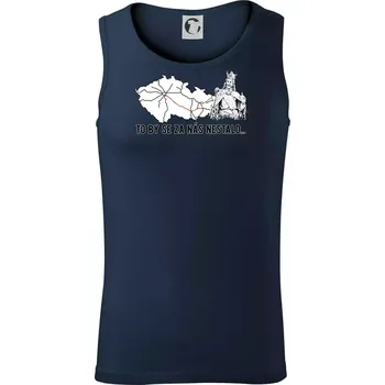 Pánské termoprádlo D1 - to by se za nás nestalo - Tílko pánské Core - M ( Námořní modrá (velmi tmavá - téměř černá) )