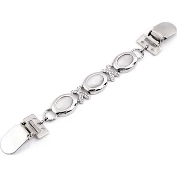 Organizér oblečení Spona dragoun se štrasem Varianta: 1 stříbrná, Balení: 1 ks