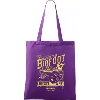 Big Foot - Taška bavlněná - 42 x 38 cm ( Fialová )