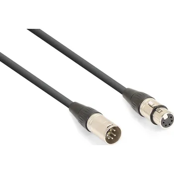 Audio kabel Power Dynamics CX102-12 DMX Cable 5-PIN XLR Male-Female 12M