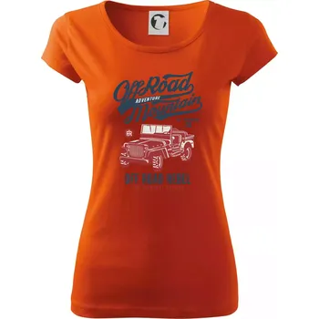 Dámské tričko Off Road Jeep - Dámské triko Pure - XS ( Oranžová )