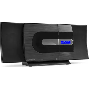 Elektronika Audizio Tours Stereo HiFi System DAB+, Barva černá