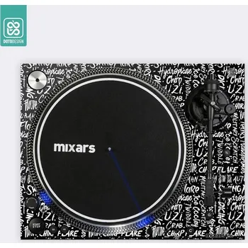 Gramofon Doto Design Skin LTA / STA SCRATCH STYLE Black