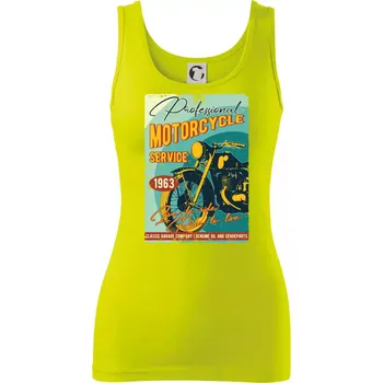 Professional service moto - Dámské tílko - S ( Limetková )