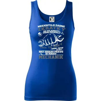 Dámské tričko Mechanik zkratky - Dámské tílko - 2XL ( Královská modrá )