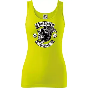Dámské tričko Hell Riders Chopper - Dámské tílko - M ( Limetková )