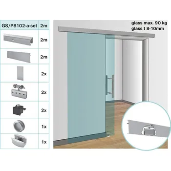 Dveřní kování UMAKOV Kování - Posuvné dveře lišta