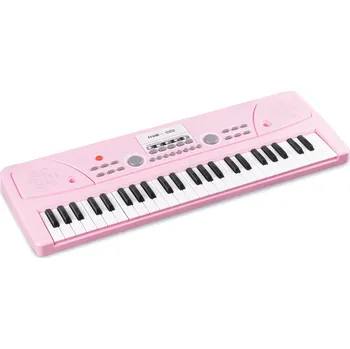 Dětské zboží Max KD49 Keyboard s baterií, růžový