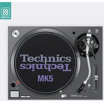 Gramofon Doto Design Skin SL-1200 / 1210 MK5 FULL COLORS Graphite Grey