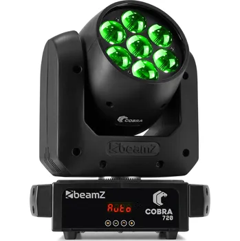 Osvětlovací technika BeamZ Cobra 720 Wash Moving Head 7x 20W with Zoom