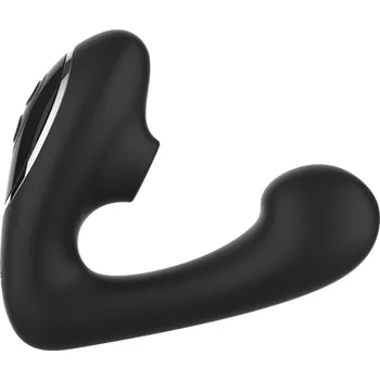 Vibrátor Fifty Shades of Grey Greedy Girl Duet Dual Stimulator with Clitoral Suction Black