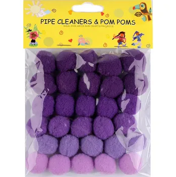 Stuha Bambulky mix barev Ø20 mm Varianta: 2 fialová, Balení: 1 sáček