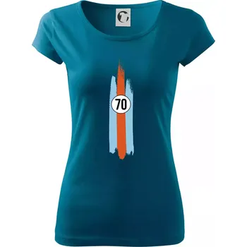 Dámské tričko Vintage Race 70 - Dámské triko Pure - 3XL ( Petrolejová )