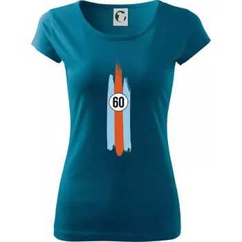 Dámské tričko Vintage Race 60 - Dámské triko Pure - S ( Petrolejová )