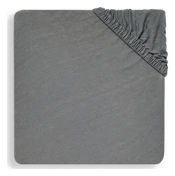 Prostěradlo JOLLEIN prostěradlo napínací 40/50 x 80/90 cm Storm Grey