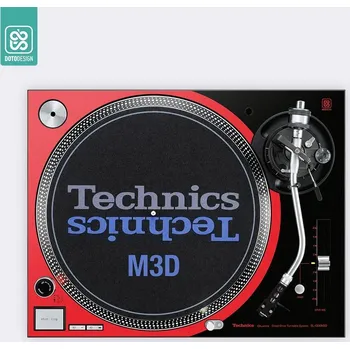 Gramofon Doto Design Skin SL-1200 / 1210 M3D COLORS DVS Red