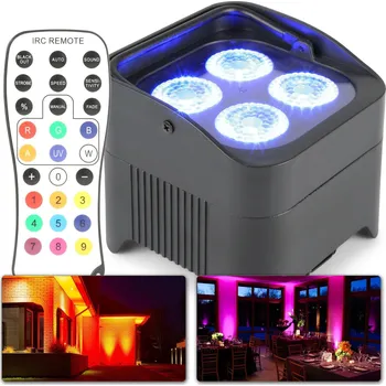 Světelný efekt BeamZ BBP94 Bateriové svítidlo PAR 4X 10W