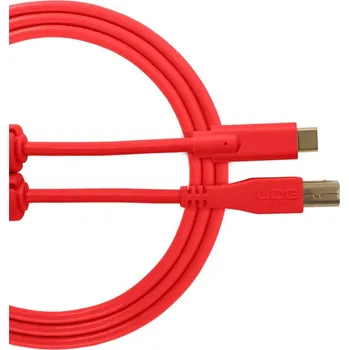 Datový kabel UDG Ultimate Audio Cable USB 2.0 C-B Red Straight 1,5m