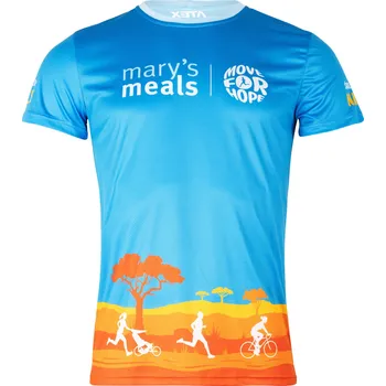 Cyklistické oblečení ATEX Dres MARY'S MEALS 3XL