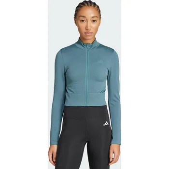 Pánská mikina ADIDAS Úpletová mikina na zip na trénink Essentials M MODRÁ