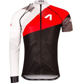 cyklistický dres ATEX Cyklo dres s odepínacími rukávy REVOLT RED XS