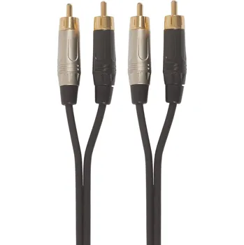 Audio kabel Bespeco ROCKIT Interlink Cable 2x RCA - 2x RCA 3 m