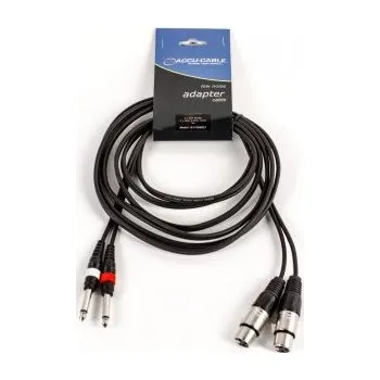 Audio kabel Accu Cable AC-2XF-2J6M/3