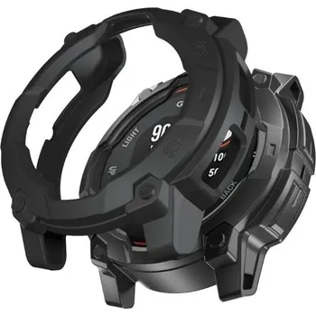 Příslušenství k chytrým hodinkám Silikonový rámeček pro Samsung Galaxy Watch 7, 40 mm - Černý