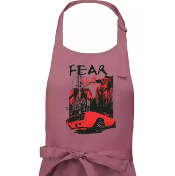 Kuchyňská zástěra Fear this car - Pánská zástěra na vaření - Univerzální velikost ( Starorůžová )