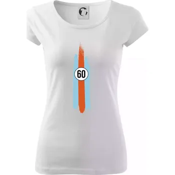 Dámské tričko Vintage Race 60 - Dámské triko Pure - XS ( Bílá )